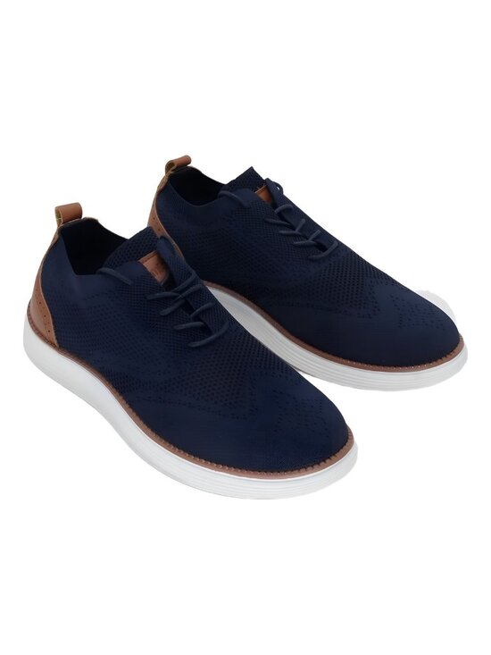 Akademiks Mens’s Olney Wingtip Everyday Oxford Navy Size 11M main image 5